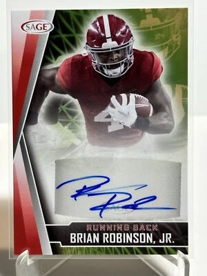 2022 Sage High Series BRIAN ROBINSON JR Auto Red RC. University of Alabama. - Image 1 of 2