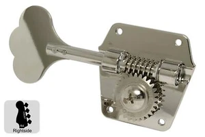 GOTOH GB640 Res-o-lite Bass Tuning Machines  Tuners - 4R - Nickel - Picture 1 of 5