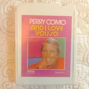 PERRY COMO And I Love You So 8 Track Tape 1973 RCA APS1 0100 - Picture 1 of 6