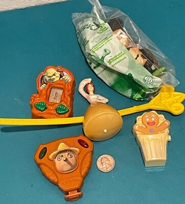 Shrek Candy Caddy 2001 o Shrek 2 2004 Burger King juguetes para comidas para niños DreamWorks Foto 1 de 2