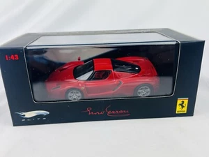 1/43 Hot Wheels ELITE FERRARI Enzo Diecast Model MINICAR Red - Picture 1 of 7