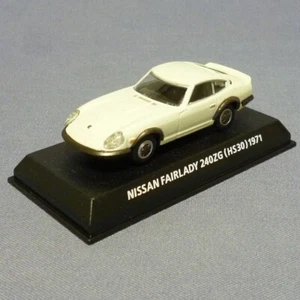 1:64 KONAMI NISSAN FAIRLADY 240ZG DATSUN WHITE 1971 DIECAST TOY CAR FROM JAPAN - Picture 1 of 3
