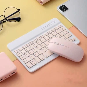 Bluetooth Keyboard and Mouse Combo for iPad iPhone iOS 13/Samsung/Android/Window - Picture 1 of 15