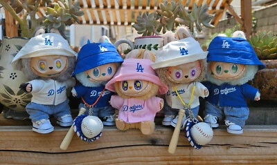 DODGERS DOLL CLOTHES Labubu Ohtani Dodgers Baseball Sport Clothes (Doll Not Included