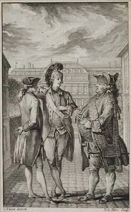 LEMIRE (*1724) wg IISEN (*1720), francuska szlachta, 1764, kst. Rokoko - Zdjęcie 1 z 4
