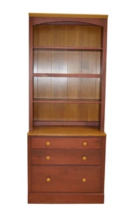 Ethan Allen Country Colors Bookshelf Chest File Drawer Bookcase #14-9424 679 - Picture 1 of 21