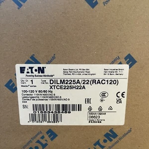EATON. CONTACTOR. XTCE225H22A. (RAC120)MOELLER SERIES DILM225A/22 RAC120V - Picture 1 of 2