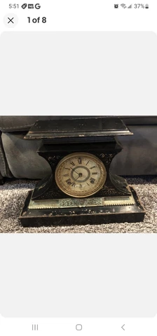 Ansonia 1800s Cast Iron Clock Cover
