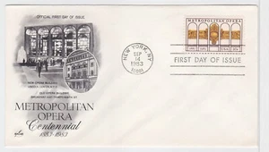 TurtlesTradingPost- Metropolitan Opera 1983 #2054- FDC Artcraft Cachet - Picture 1 of 1