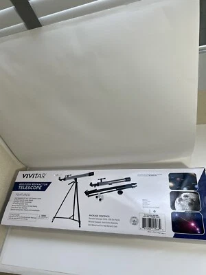 Vivitar Telescope 50600 50mm Telescope, 60x/120x Refractor. Brand New In Box. - Image 1 of 4