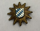 Metal German Coat Of Arms Bayern Province Vintage Rare Badge