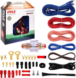 Marine und Auto Audio Kabelsatz - 20 Fuß 8 Stärke Stromkabel - bis zu 1000 Watt Amp - Bild 1 von 12