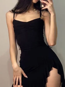 Women's Summer Sleeveless Mini Dress Slim Fit Party Club Bodycon Dresses New - Picture 1 of 11
