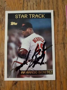 Armando Benitez ~ Baltimore Orioles ~ 95 Topps ~ signed Autogrammkarte MLB - Bild 1 von 1