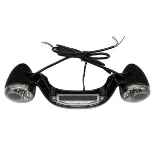 Fit For Harley Street Glide 2010-2023 Rear Turn Signal LED Brake Light Bar - Picture 1 of 9