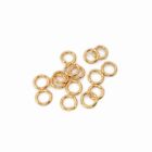 100 X Gold Tone Stainless Steel 8mm X 1.2mm Jump Rings