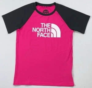 Girl's Youth The North Face Flashdry Amphibious Tee Shirt UPF 50 NEW - Picture 1 of 10