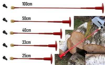 Ablänghilfe Ablängstab Anschlag Adaptermutter für Motorsäge Kettensäge Fiberglas - Bild 1 von 4