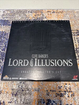 LORD OF ILLUSIONS Clive Barker - 2x LASERDISC LD UNRATED DIRECTORS CUT LETTERBOX - Bild 1 von 4