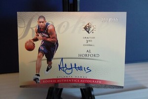 2007-08 SP ROOKIE AUTHENTICS AUTOGRAPH AL HORFORD RC ATLANTA HAWKS #153 SP /399