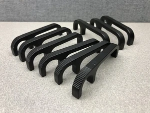 Black Utility Cabinet Hand Pull - 4” Aluminum - No Hardware - used - Lot Of 9 - Picture 1 of 12