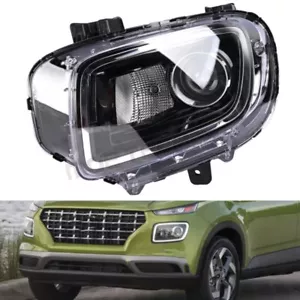 Left Driver Side Headlight Assembly For 2020 2023 Hyundai Venue - Picture 1 of 10