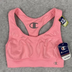 Champion Sports Bra Womens XS X-Small The Freedom Seamless Racerback Pink - Picture 1 of 8