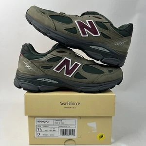 New Balance 990v3 X Teddy Saints “Green Purple” Made In USA Men’s 7.5 M990GP3 - Picture 1 of 5