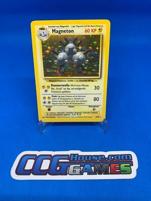 Pokemon Base Set - Magneton 9/102 German Holo Foil NM/M *CCGHouse* - Image 1 of 4