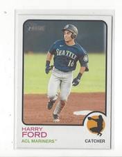 2022 Topps Heritage Minors #123 Harry Ford Mariners