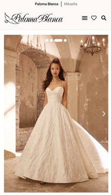 Paloma Blanca Women's Bridal Gown Dress Size 6 - New, Unaltered - Image 1 of 4