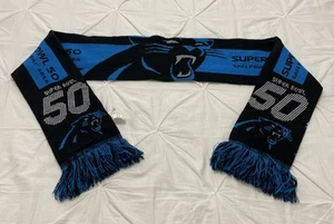 Sciarpa acrilica Carolina Panthers NFL Super Bowl 50 Forever Collectibles 60" - Foto 1 di 6