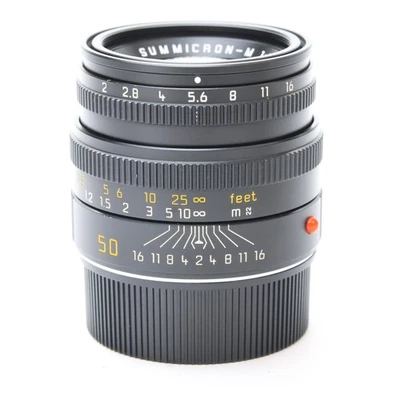 Leica Summicron  M50mm F/2 4th Black 11826C 6bit #199 - Image 1 of 4