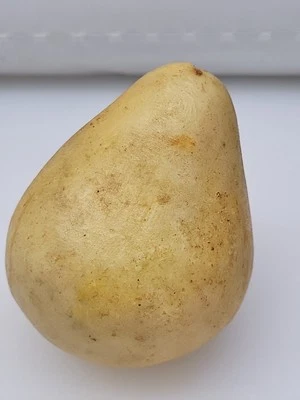 Early Antique Vintage Italian Alabaster Stone Fruit Pear Great Patina  - Image 1 of 4