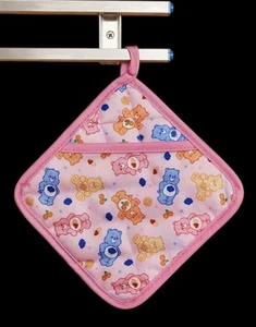Care Bears Pot Holder Heat Resistant Mat Kitchen Decor Pink 1 Piece New - Picture 1 of 7