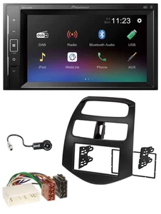 Pioneer DAB MP3 2DIN Bluetooth USB Autoradio für Chevrolet Spark KLM 2012-2013 - Bild 1 von 9