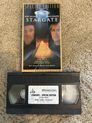 Stargate Special Edition VHS Used Live Home Video Sci-Fi Kurt Russell  - Image 1 of 4