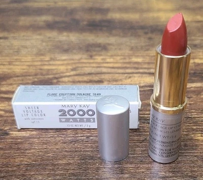 Mary Kay 2000 Watts Sheer Voltage Lip Color FLARE ERUPTION SOLAIRE 3149 NIB - Image 1 of 4
