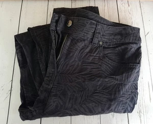 Next Patterned Black Jeans - size 12L - Picture 1 of 3