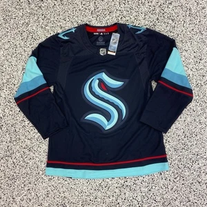 Men’s NHL Adidas Aeroready Seattle Kraken Jersey Size 50 NWT $180 - Picture 1 of 4