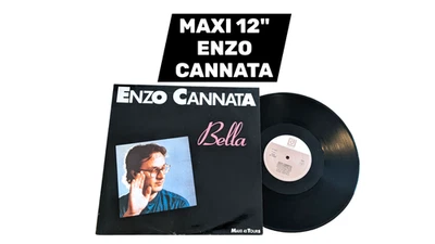Disque Maxi 45 Tours Vinyle 12" Enzo Cannata Bella latin electronic pop Italie - Photo 1/3