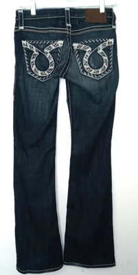 Big Star Jeans Womens 25R x31L Liv Boot Thick Stitch Distressed Western Stretch - Image 1 of 4