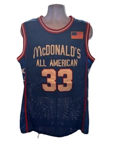 Kobe Bryant McDonald’s All American Jersey #33 Men XL Blue Stitched - Picture 1 of 24