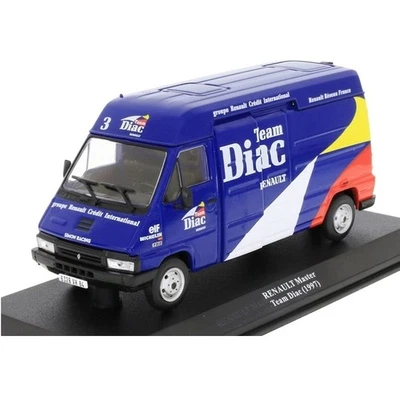 Renault Master Team Diac 1997 Rally Assitenza 1:43 IXO Eaglemoss furgone - Immagine 1 di 2