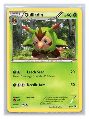 Pokémon TCG Quilladin 4/39 Kalos Starter Set Normal MP - Image 1 of 2
