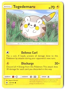 Togedemaru 53/149 SM Base Set LP - Picture 1 of 2