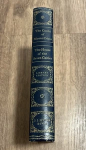 1945 The Count of Monte Cristo & The House of Seven Gables Library Edition - Picture 1 of 10