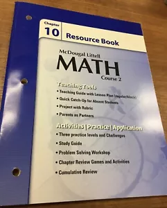 McDougal Littell Math Course 2, Chapter 10 Transparency Book homeschool - Picture 1 of 10