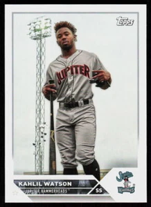 2023 Topps Pro debut Kahlil Watson #pd-153 béisbol Jupiter Hammerheads - Imagen 1 de 2