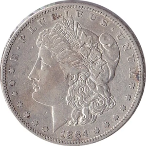1884-S 1 $ Morgan vz/au - Bild 1 von 2